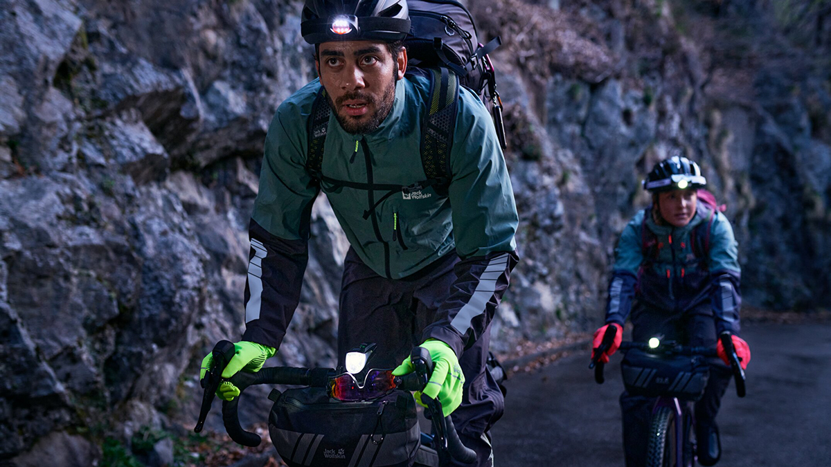 Plecak turystyczny Jack Wolfskin Moab Jam Pro 24.5 - na szlak lub na rower - kolor: gecko green